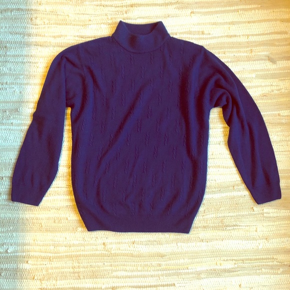 Crystal-Kobe Sweaters - Vintage Mock Neck Sweater